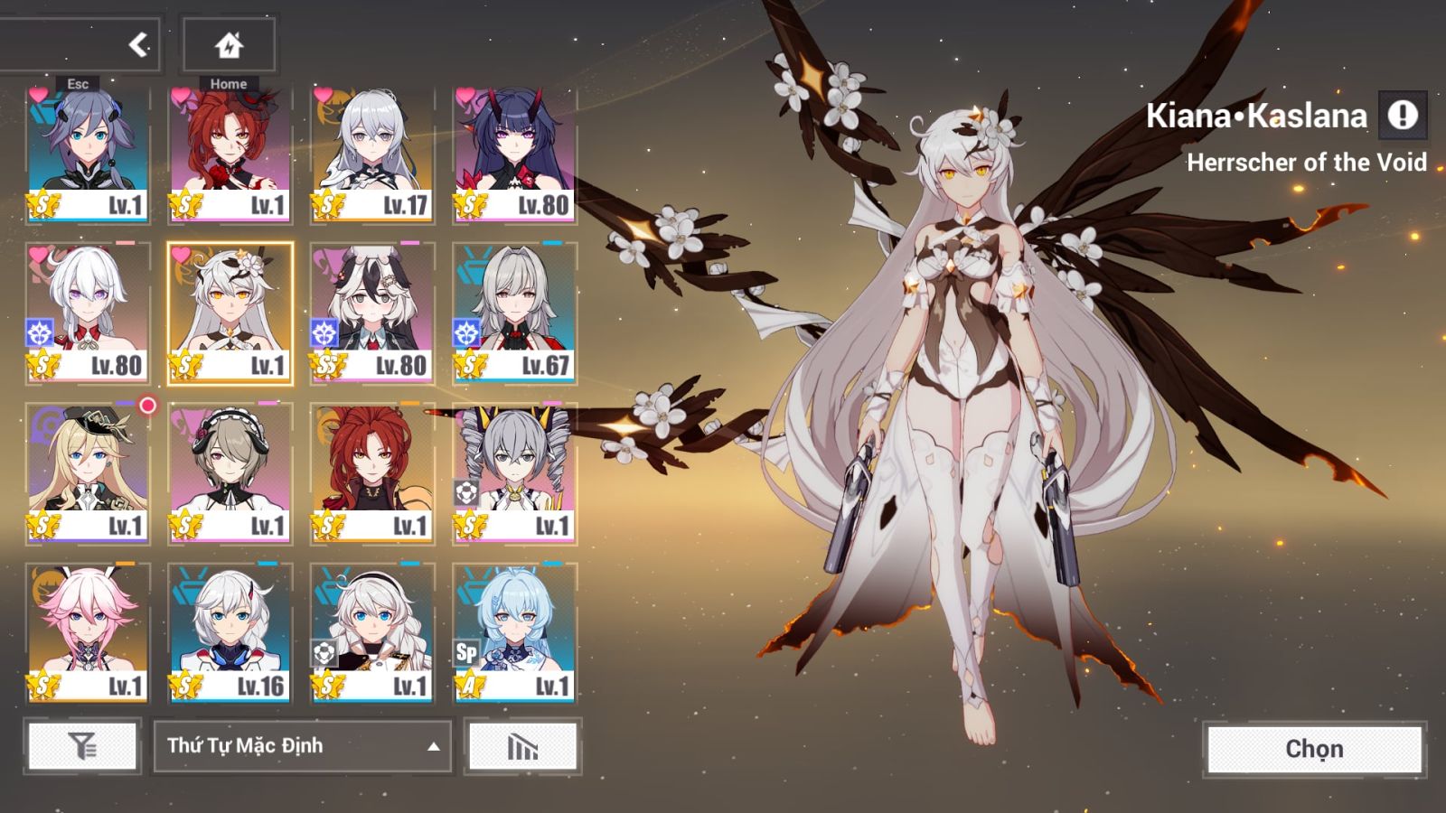 Acc Honkai Impact 3 ID 12321