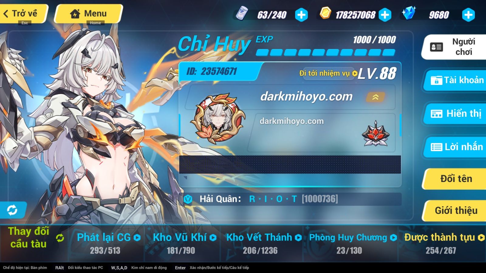 Acc Honkai Impact 3 ID 11163
