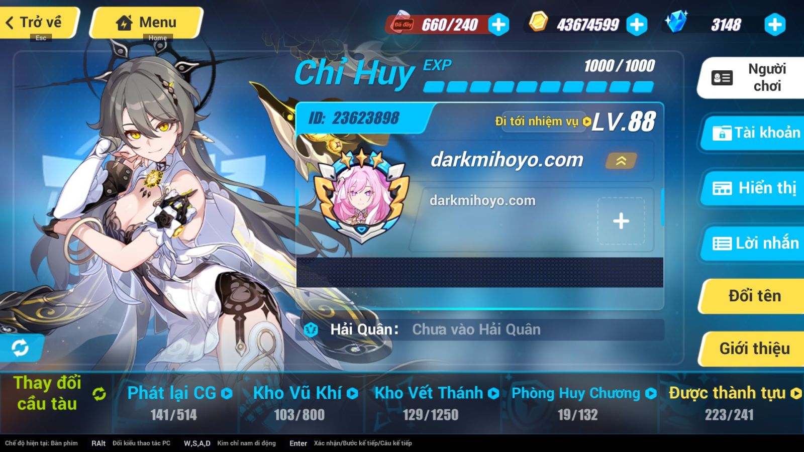 Acc Honkai Impact 3 ID 12319