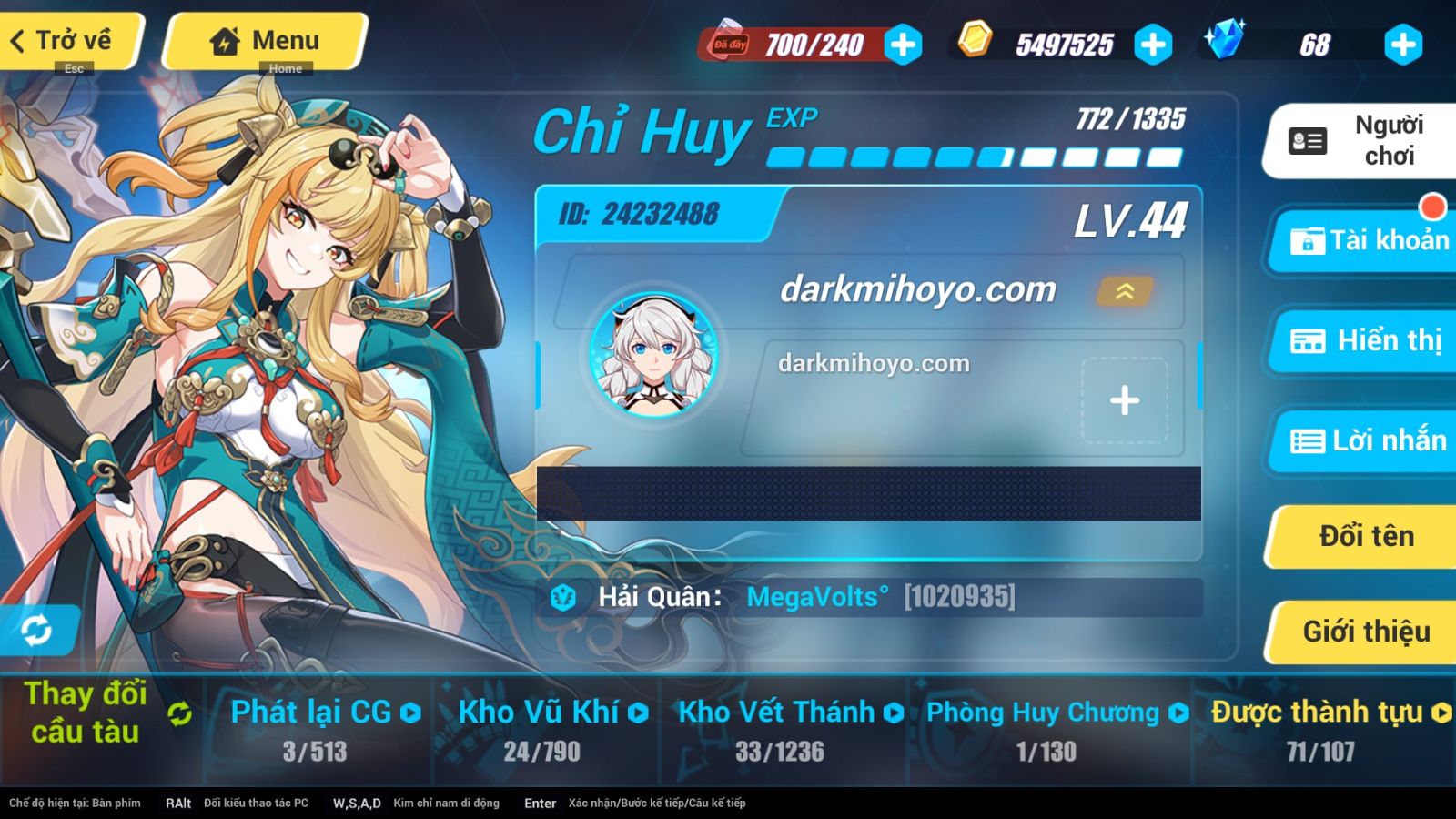 Acc Honkai Impact 3 ID 11164
