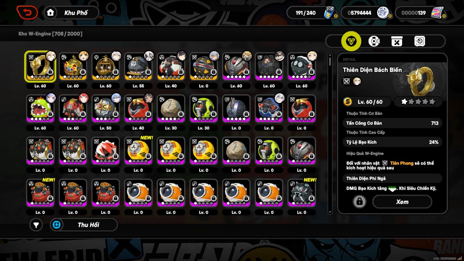 Acc Zenless Zone Zero ID 12080