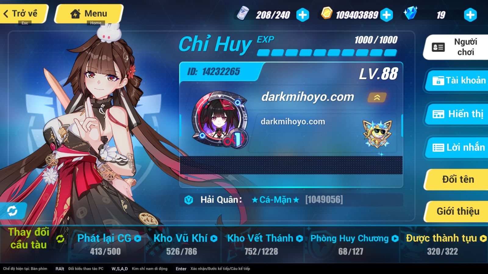 Acc Honkai Impact 3 ID 8901