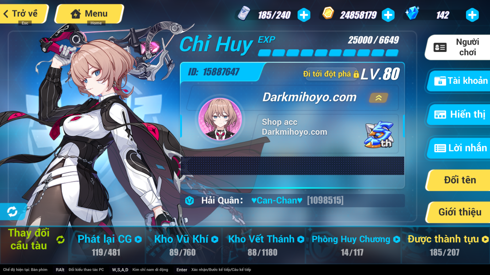 Acc Honkai Impact 3 ID 3845