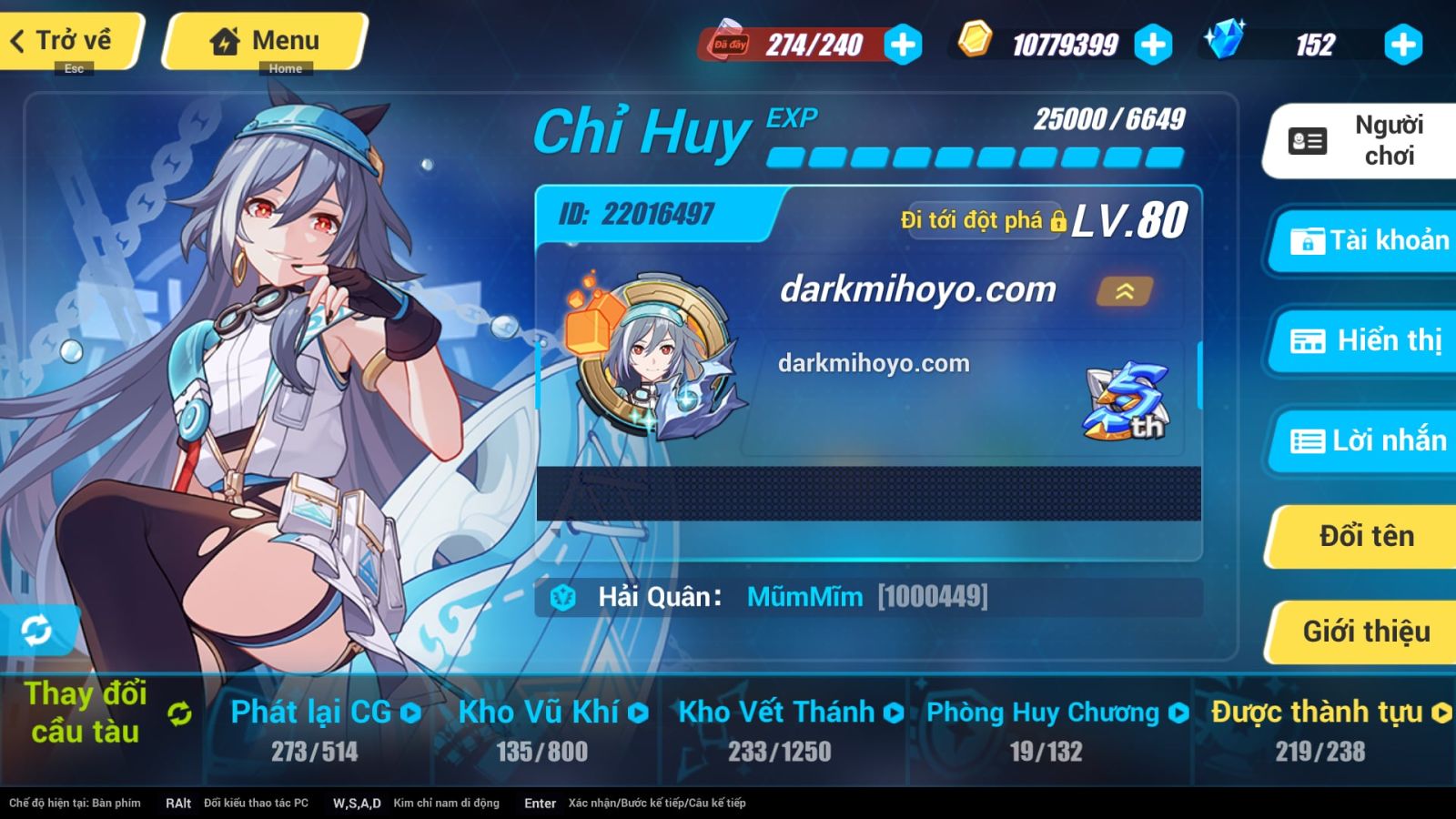 Acc Honkai Impact 3 ID 12325