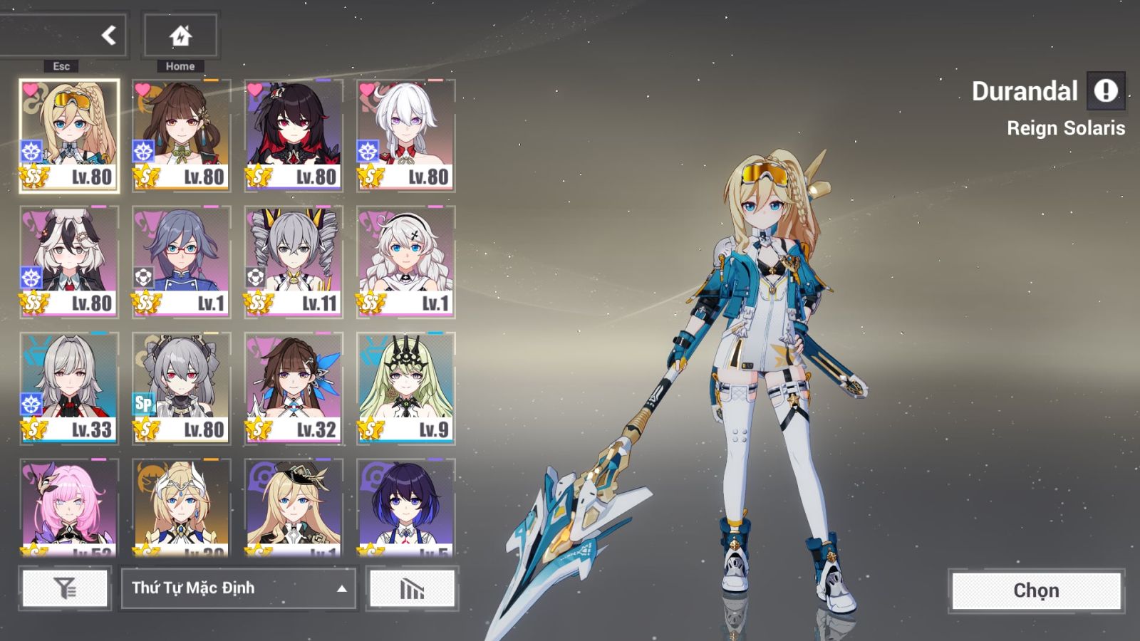 Acc Honkai Impact 3 ID 8903
