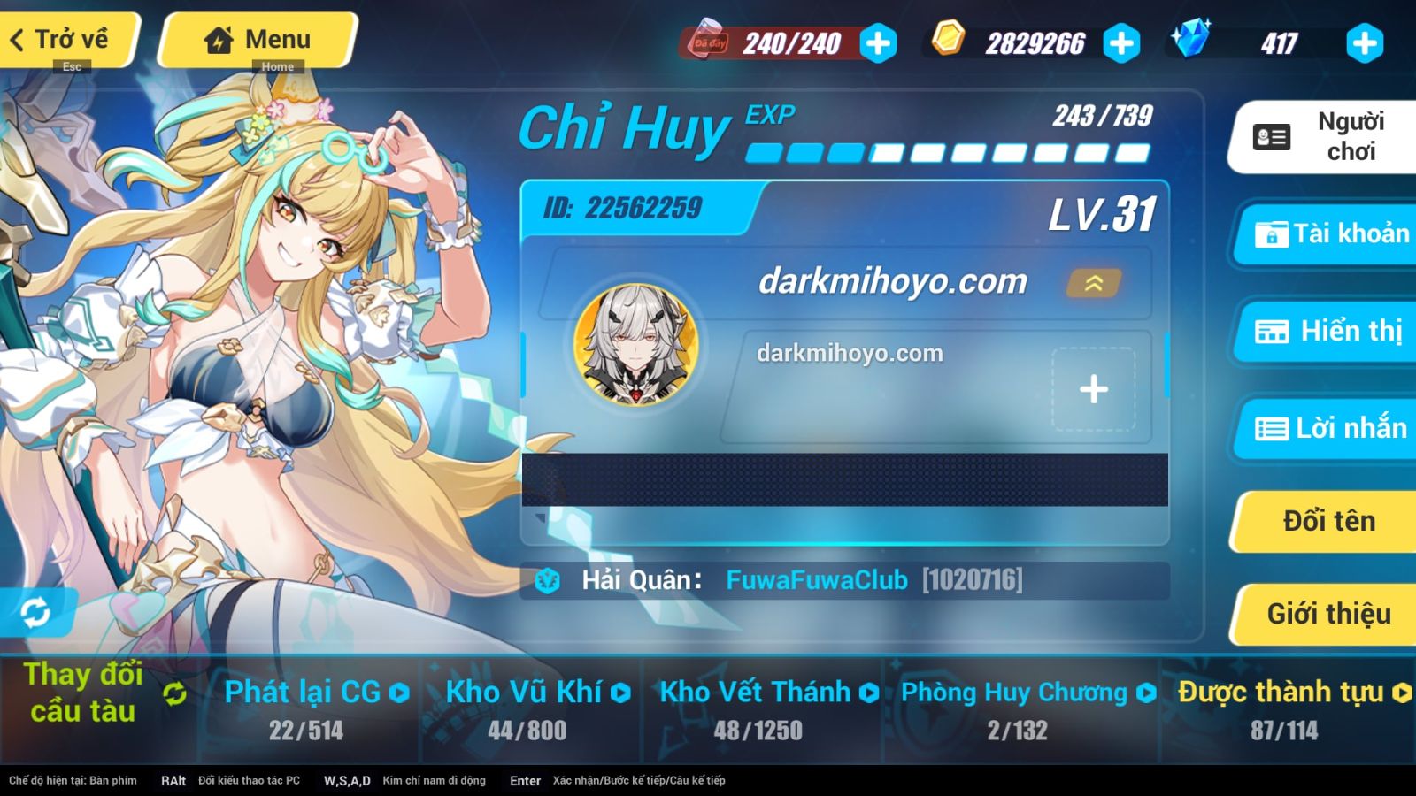 Acc Honkai Impact 3 ID 11573