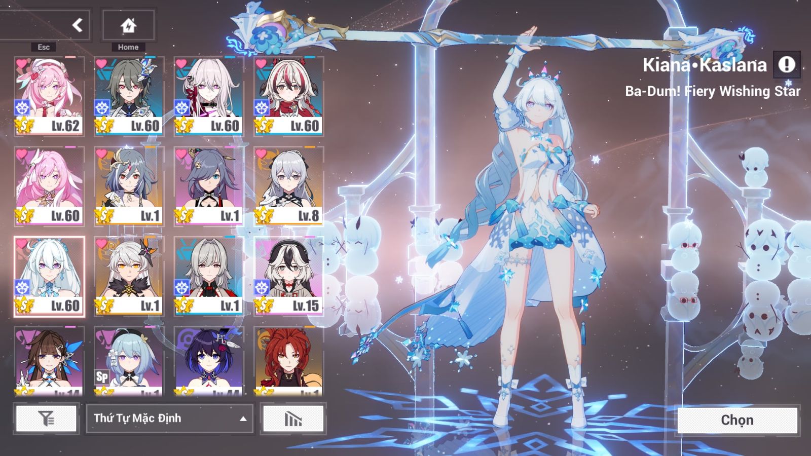 Acc Honkai Impact 3 ID 12324