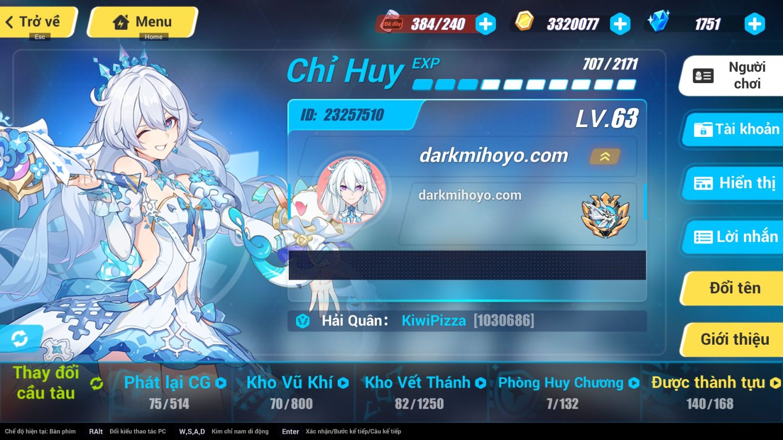 Acc Honkai Impact 3 ID 12324