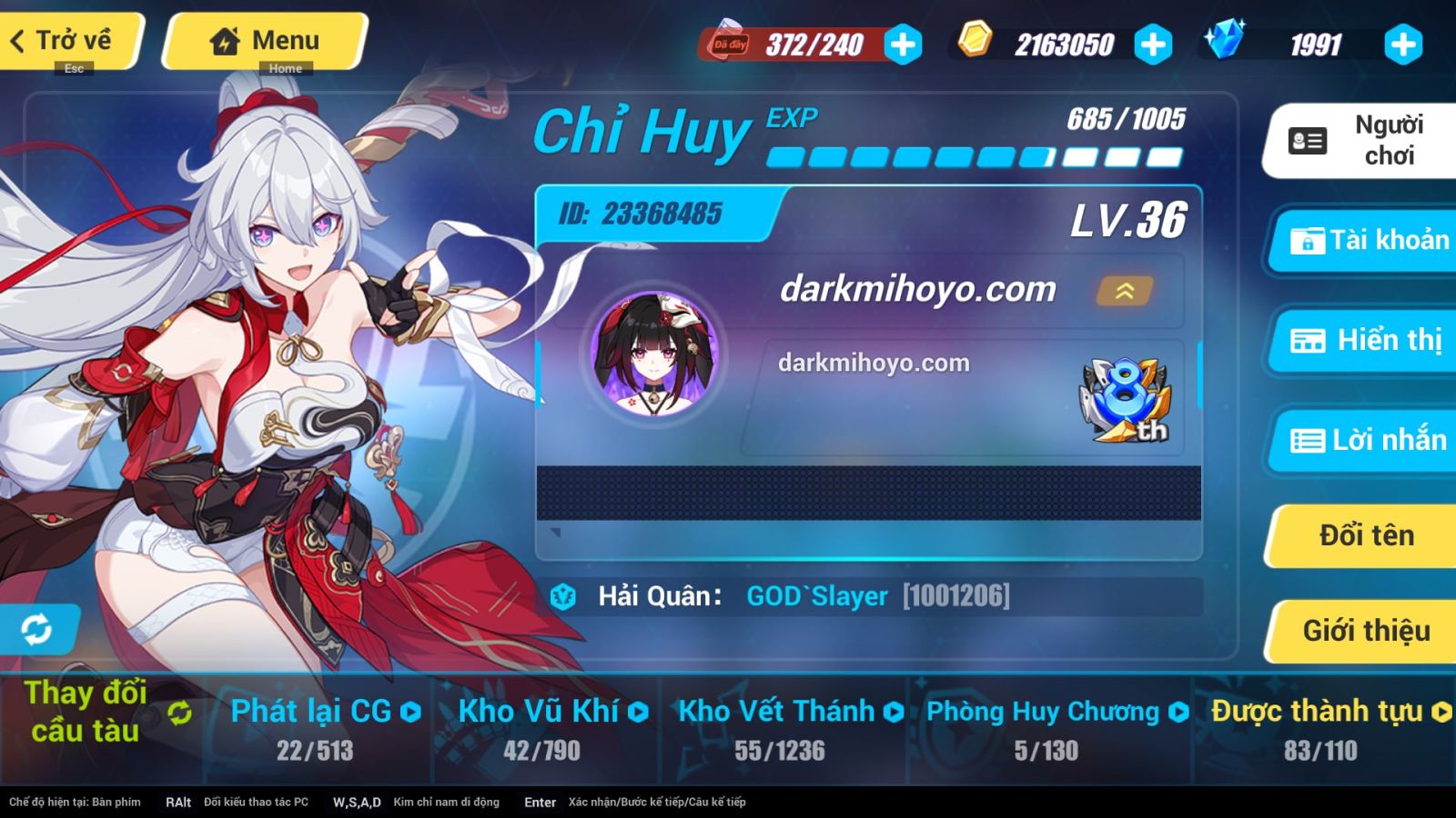 Acc Honkai Impact 3 ID 11132