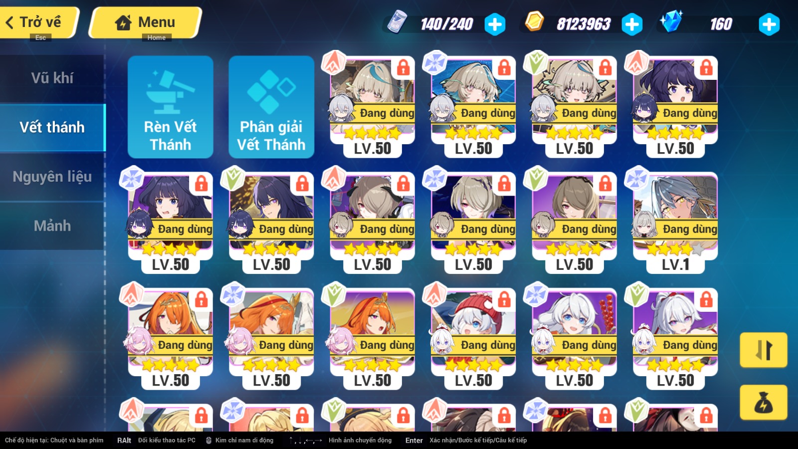 Cung cấp acc Honkai Impact 3 giá rẻ ID 19645