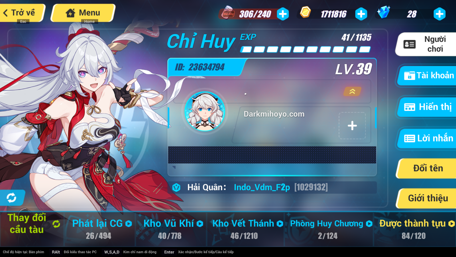 Acc Honkai Impact 3 ID 11348