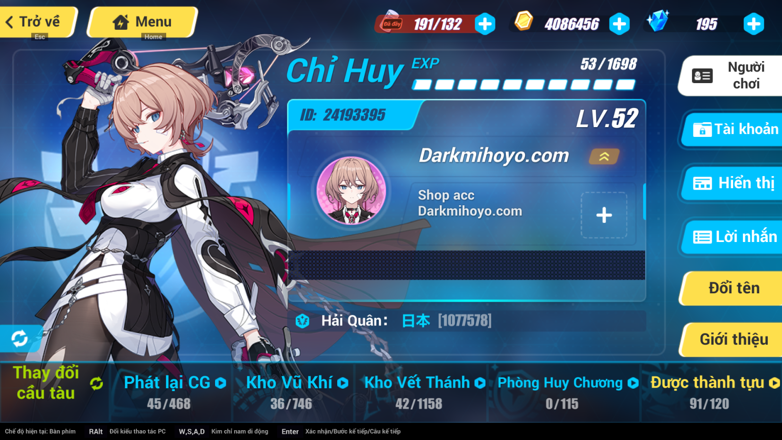 Acc Honkai Impact 3 ID 3570