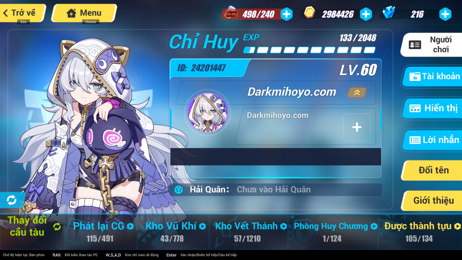 Acc Honkai Impact 3 ID 6291