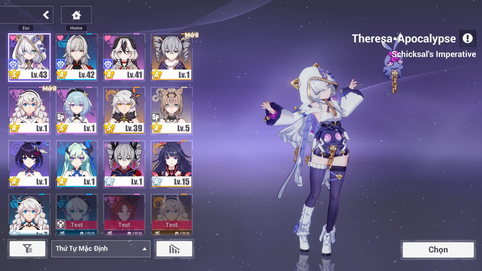 Acc Honkai Impact 3 ID 5443
