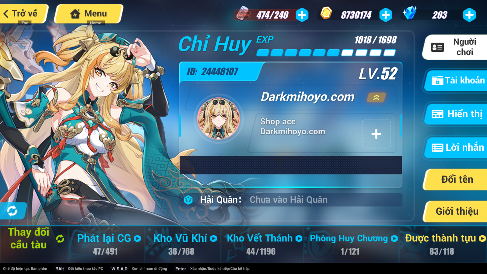 Acc Honkai Impact 3 ID 5814