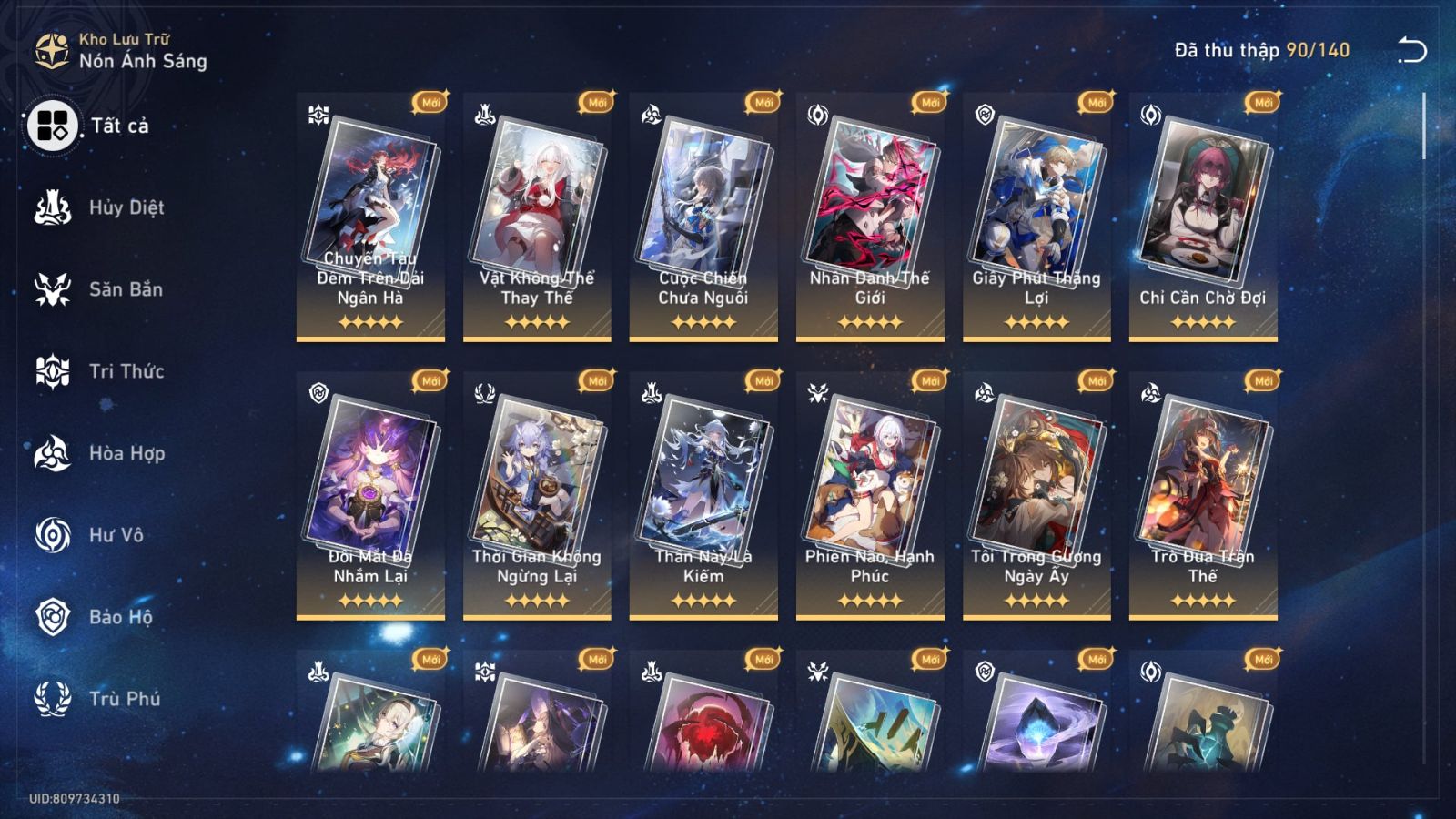 Acc Honkai Star Rail ID 9278