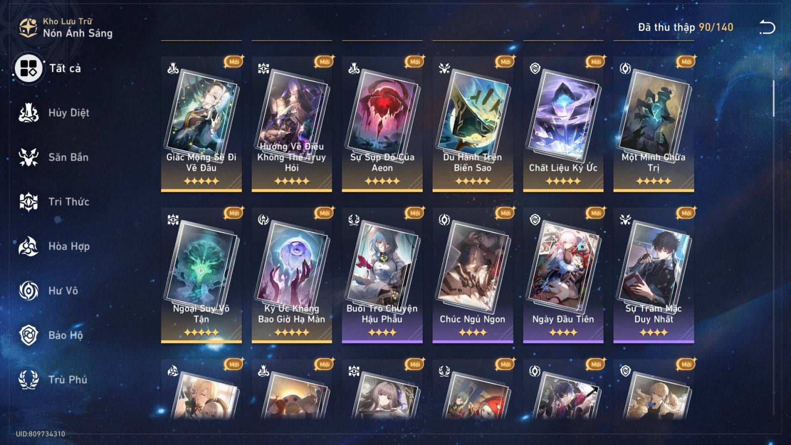 Acc Honkai Star Rail ID 9278