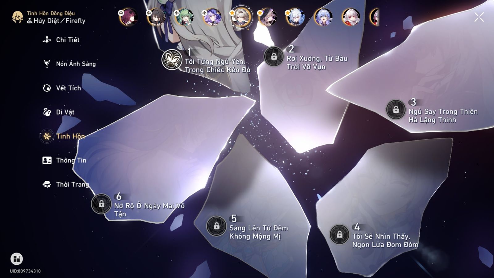 Acc Honkai Star Rail ID 9278