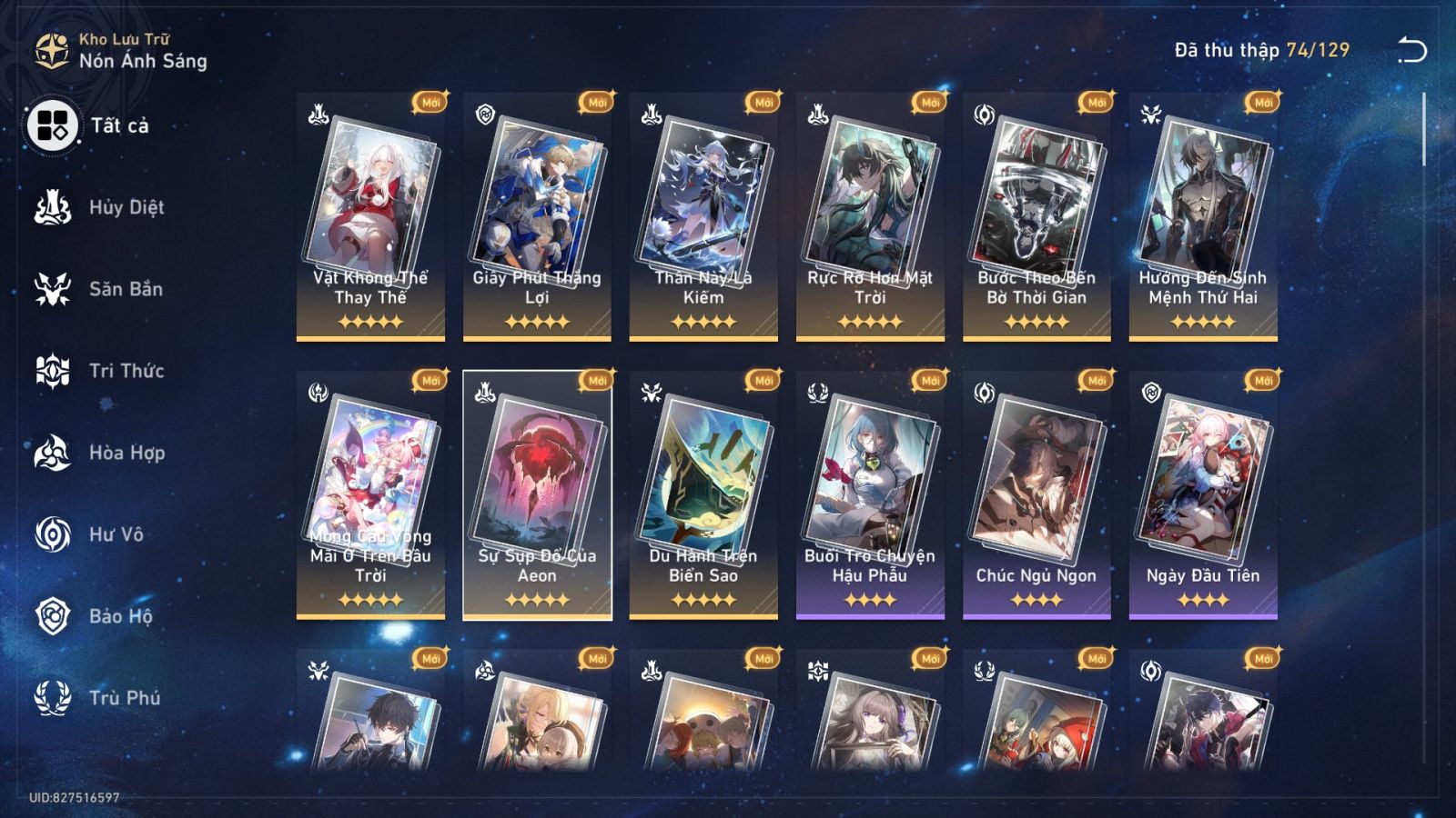 Acc Honkai Star Rail ID 8437
