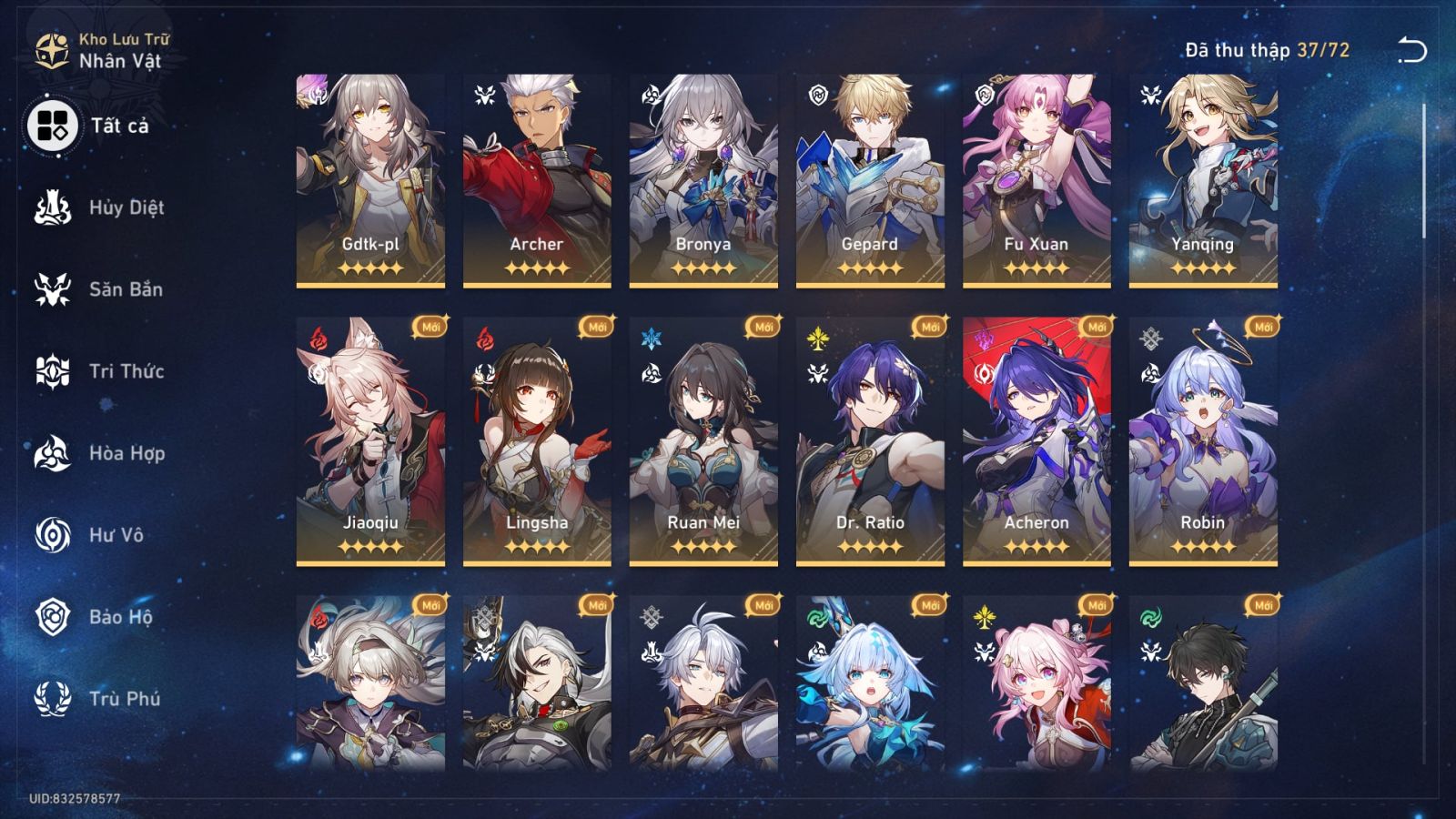 Acc Honkai Star Rail ID 10744