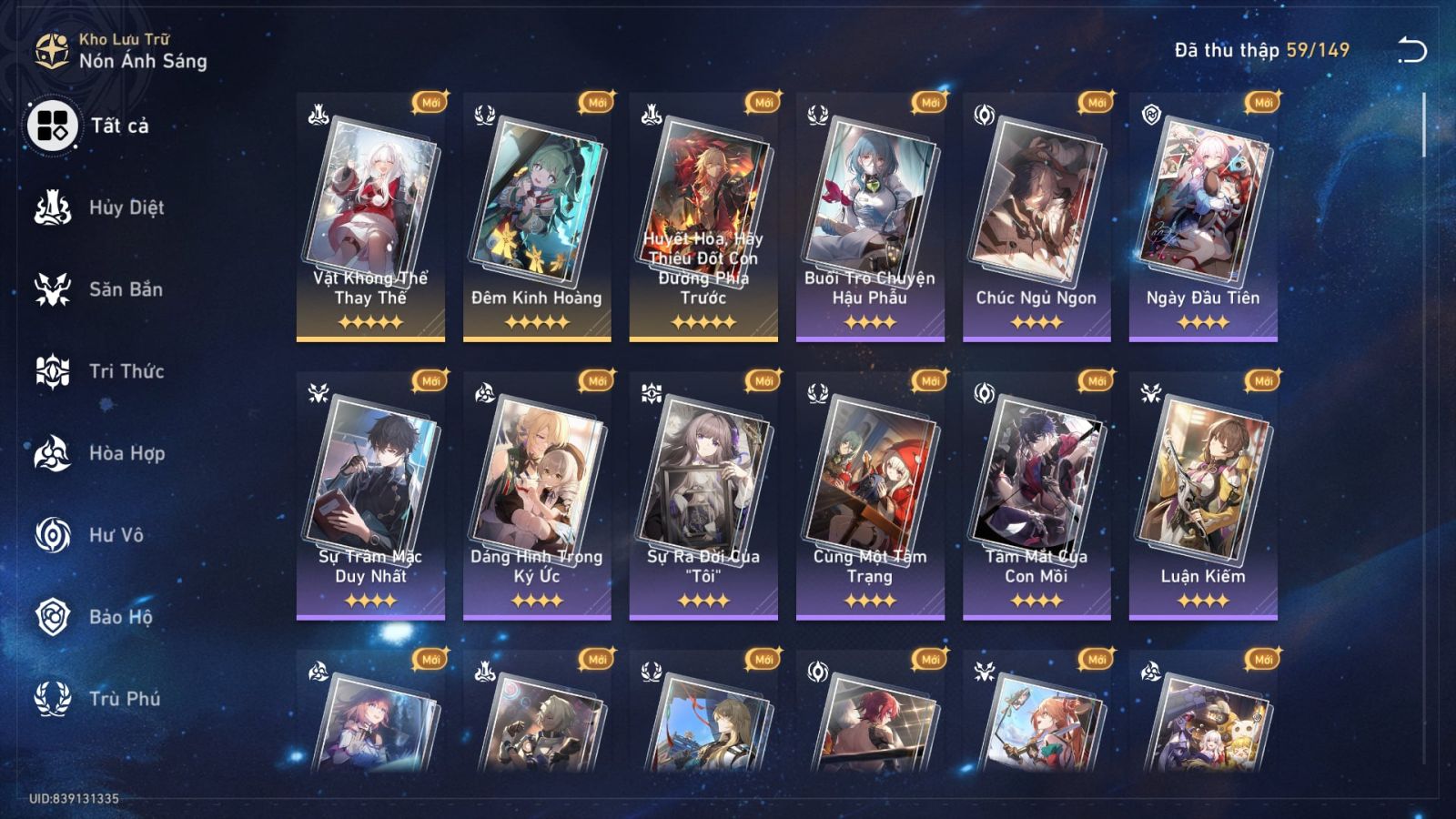 Acc Honkai Star Rail ID 11722