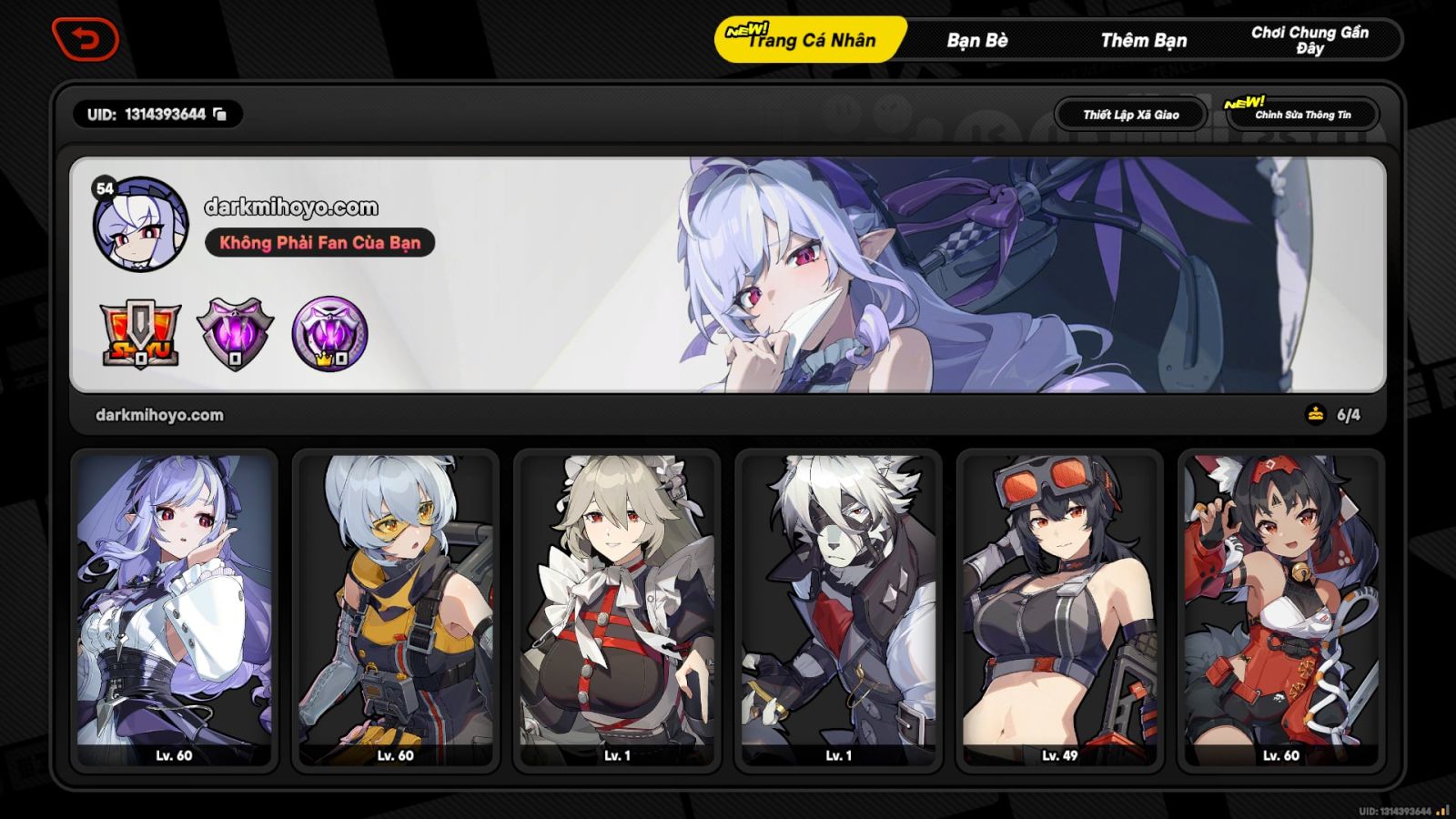 Acc Zenless Zone Zero ID 11440