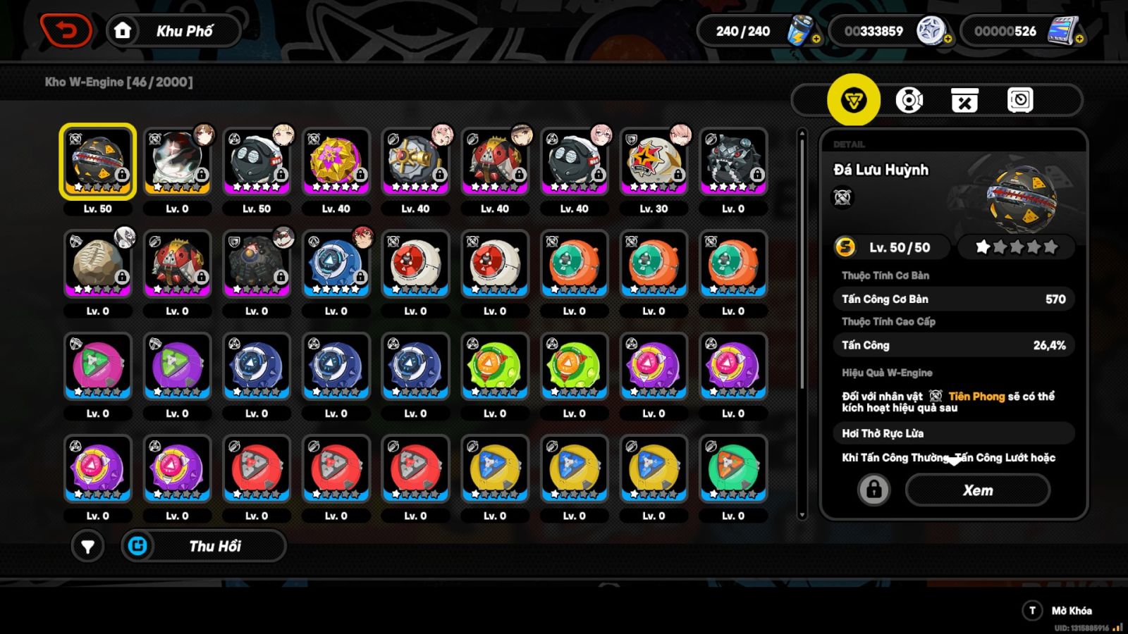 Acc Zenless Zone Zero ID 14068